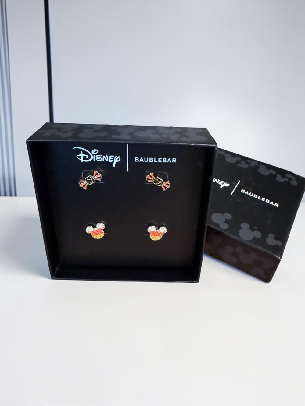 Disney x BaubleBar Mickey Candy Stud Earrings Set of 2 Pairs